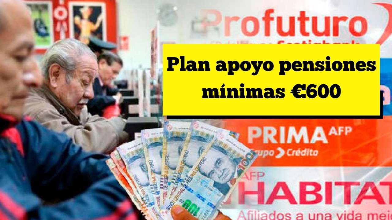 Plan apoyo pensiones mínimas €600: beneficiarios, proceso simplificado y cobros mensuales confirmados