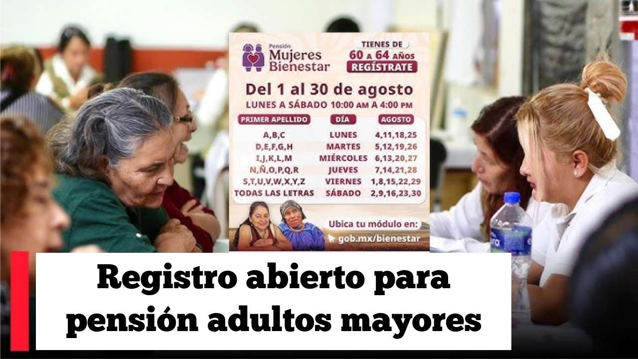 Registro abierto para pensión adultos mayores: guía rápida y calendario oficial 2026